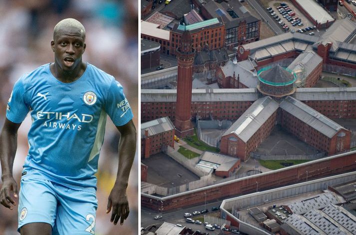 Benjamin Mendy hefur setið inni í einu alræmdasta fangelsi Bretlands, Strangeways, undanfarna daga.