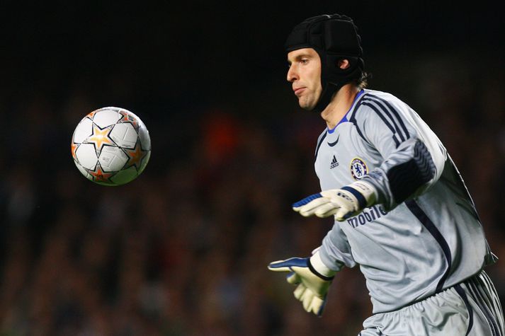 Petr Cech í leiknum gegn Rosenborg.