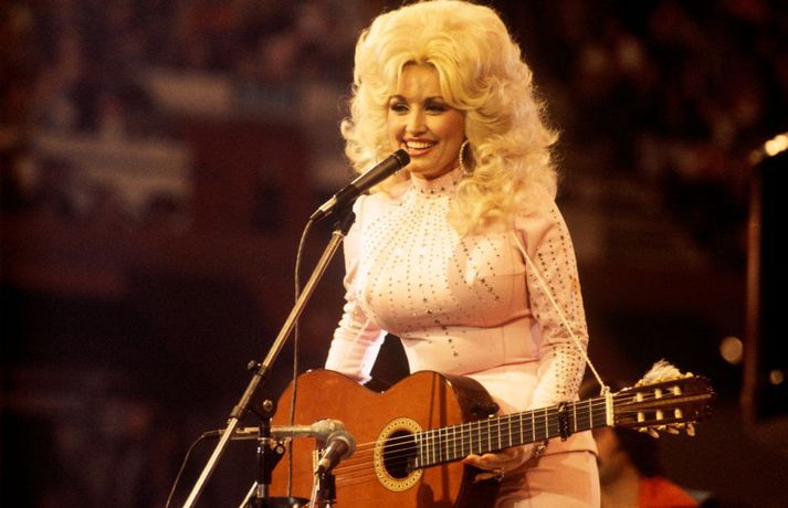 Dolly á sviði árið 1976.