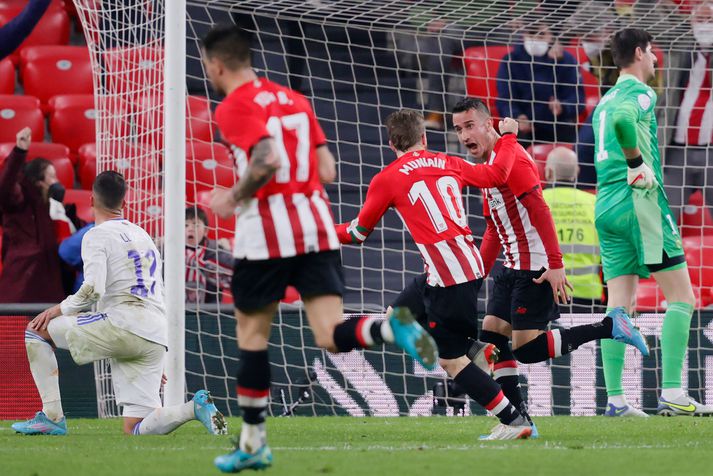 Alex Berenguer tryggði Athletic Bilbao sigurinn í kvöld.