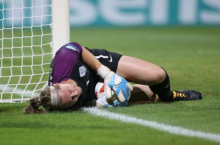 Karen Bardsley hefur lokið leik á EM.