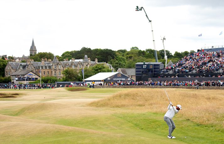 Cameron Young hefur farið manna best af stað á The Open.