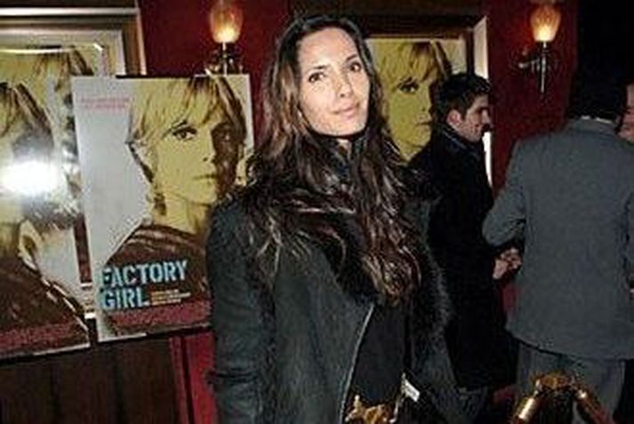 Padma Lakshmi er stödd á Íslandi.