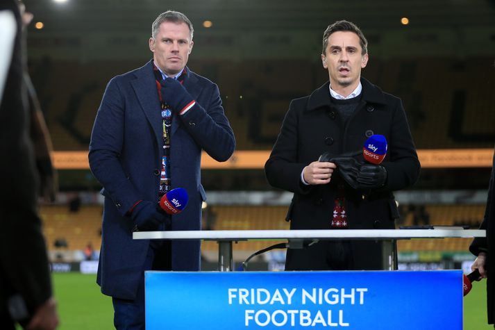 Neville og Carragher saman.