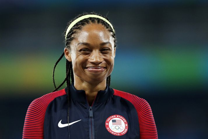 Allyson Felix er ein af sigursælustu frjálsíþróttakonum sögunnar.