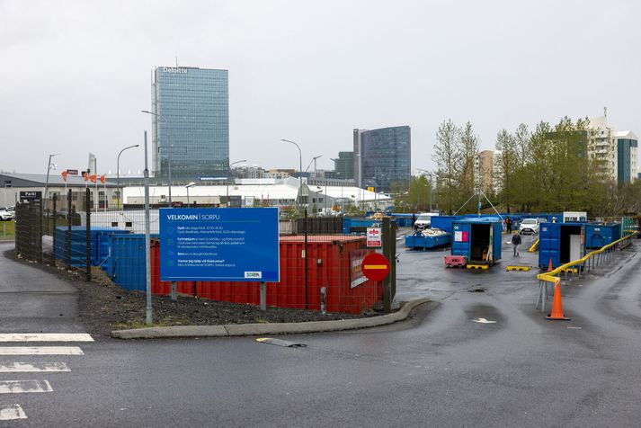 Sorpa rekur sex endurvinnslustöðvar á höfuðborgarsvæðinu, þar á meðal á Dalvegi í Kópavogi.