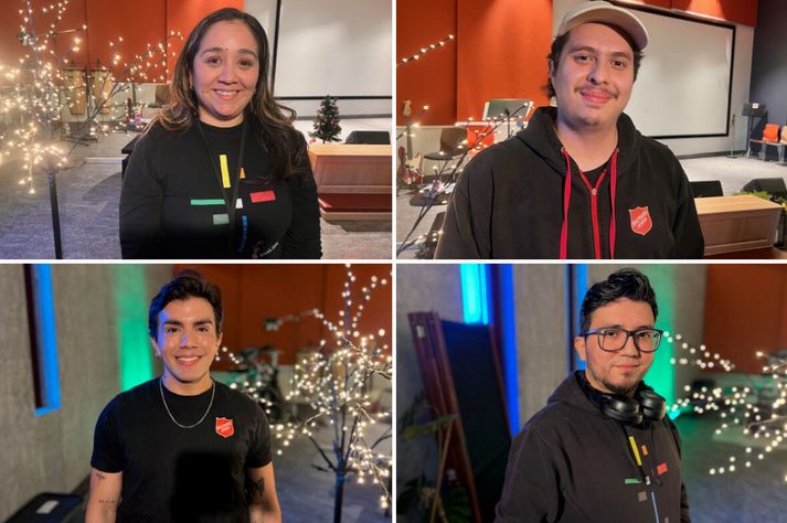 Þau Maria Garbriela Flores, Isaías Marin, Abdidas Santiago og Alvaro Santiago flúðu öll til Íslands frá Venesúela fyrir 3 árum. Þau fagna handtöku Bandaríkjamanna á Niculás Maduro forseta landsins. 