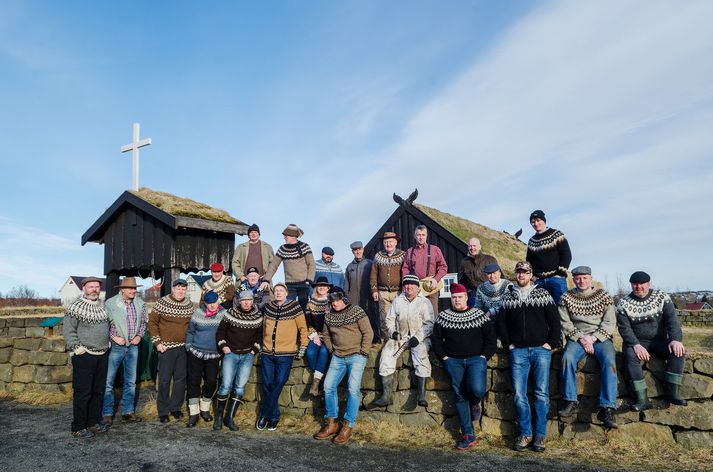 Karlakór Grafarvogs hefur orð fyrir frjálslega framkomu.