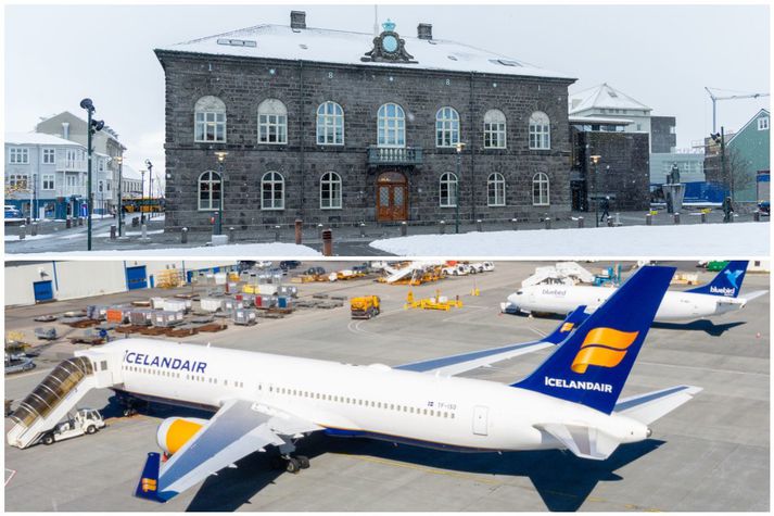 Fljúgi þingmenn með Icelandair fá þeir flugpunkta á sitt eigið kort, fyrir ferð sem greidd er af ríkinu. 