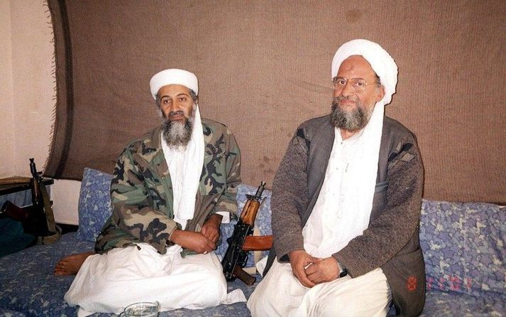 Zawahiri var hægri hönd Osama bin Laden.