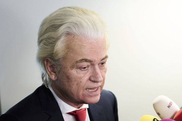 Geert Wilders, leiðtogi Frelsisflokksins, er mjög umdeildur í Hollandi.