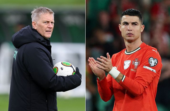 Heimir Hallgrímsson vonar að lærisveinar sínir hjá írska landsliðinu nái að stríða Ronaldo og Portúgal í undankeppni HM í kvöld