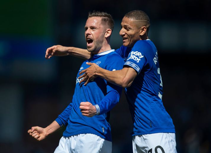 Gylfi og Richarlison hafa báðir skorað 13 deildarmörk fyrir Everton