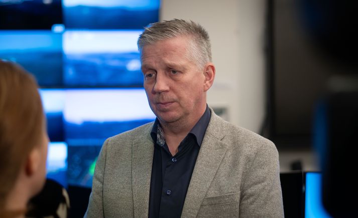 Víðir Reynisson, yfirlögregluþjónn hjá almannavarnadeild ríkislögreglustjóra.