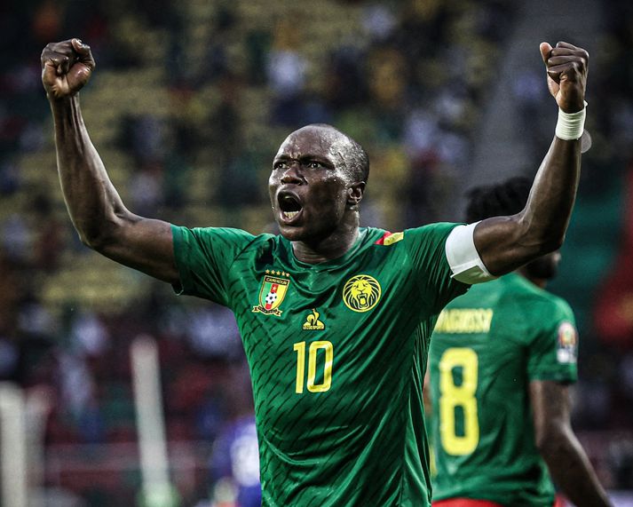 Vincent Aboubakar skoraði fyrir Kamerún í kvöld.