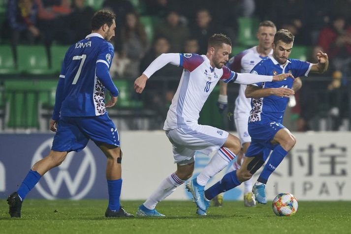 Gylfi fær ekki að spila með landsliðinu fyrr en í september.