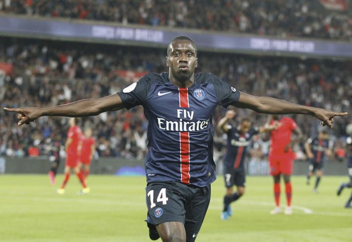Matuidi fagnar marki sínu fyrr í kvöld.