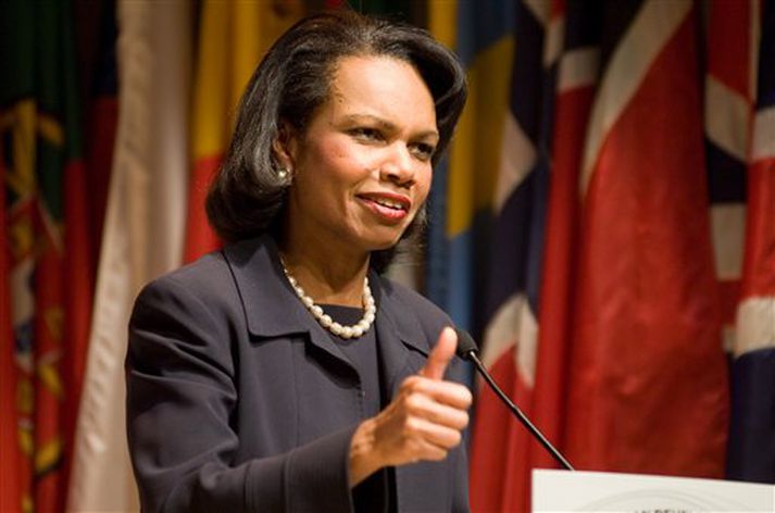 Condoleezza Rice, utanríkisráðherra Bandaríkjanna.
