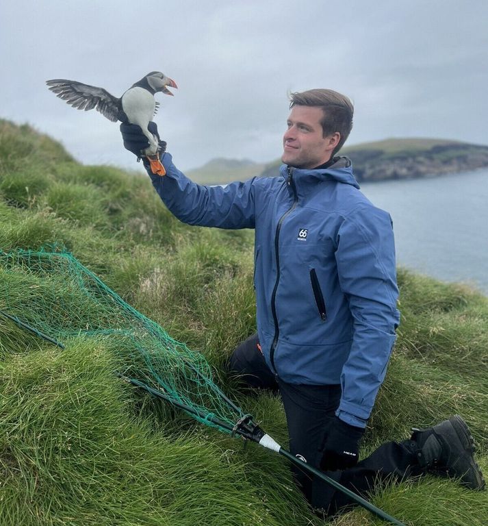 Ég út í Suðurey að sinna einu áhugamálinu