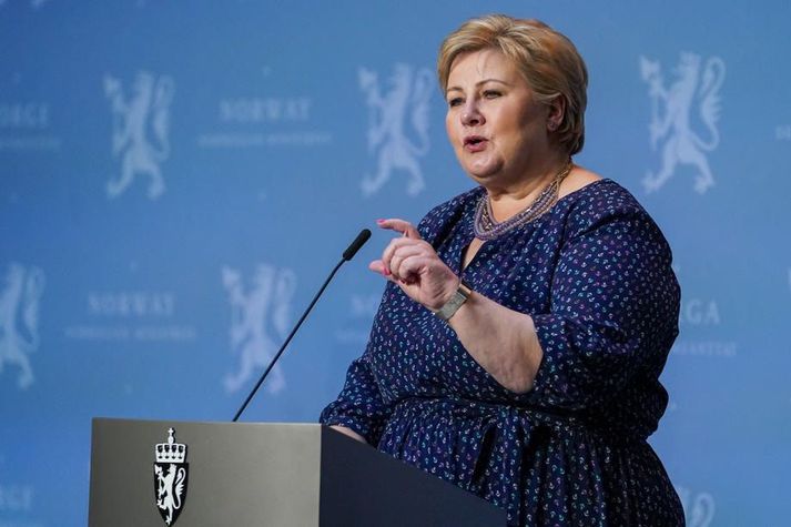 Erna Solberg, forsætisráðherra Noregs.