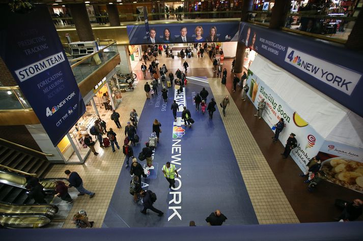 Griðarlegur fjöldi farþega fer um samgöngumiðstöðina á degi hverjum.