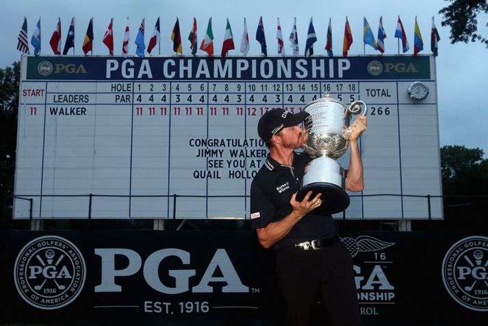 Jimmy Walker vann PGA-mótið í fyrra.