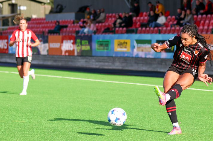 Linda Líf Boama skoraði átta mörk í Bestu deild kvenna í fyrra.