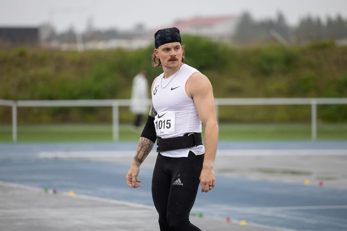 Sindri Hrafn Guðmundsson tryggði sig naumlega í úrslit í spjótkasti á EM í frjálsum íþróttum