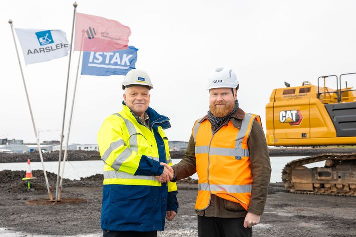 Karl Andreassen, forstjóri Ístaks, og Davíð Þorláksson, framkvæmdastjóri Betri samgangna.