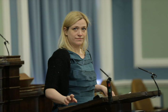 Eygló Harðardóttir á Alþingi í dag