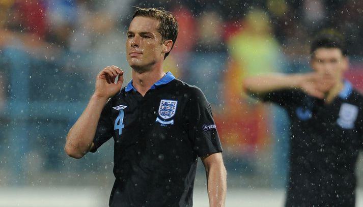 Scott Parker í einum af 10 landsleikjum sínum.