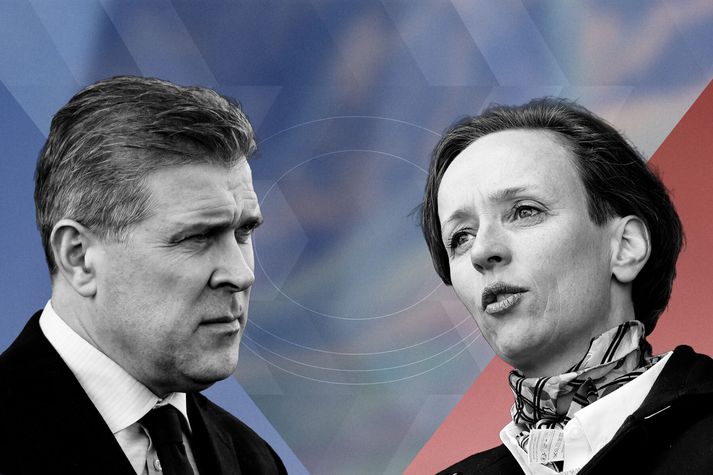 Bjarni Benediktsson, framkvæmdastjóri Samtaka atvinnulífsins og Halla Gunnarsdóttir, formaður VR mætast í Pallborðinu á Vísi klukkan 14:00.