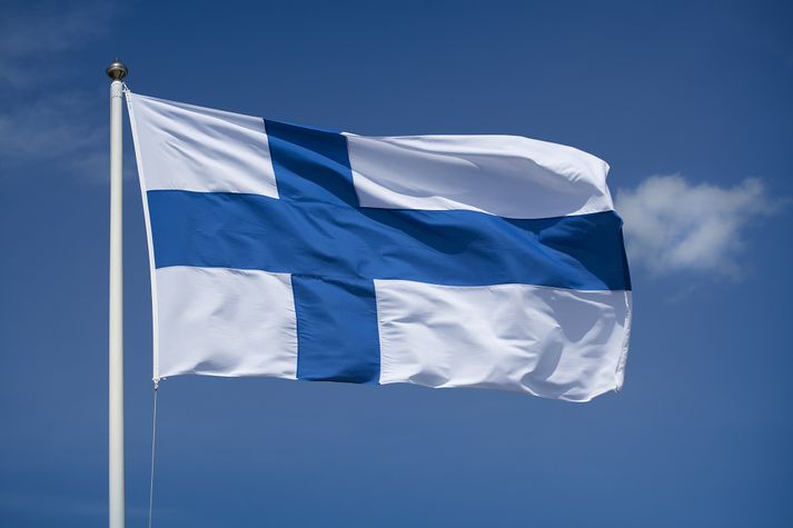 Finnski fáninn var tekinn í notkun í maí 2018.