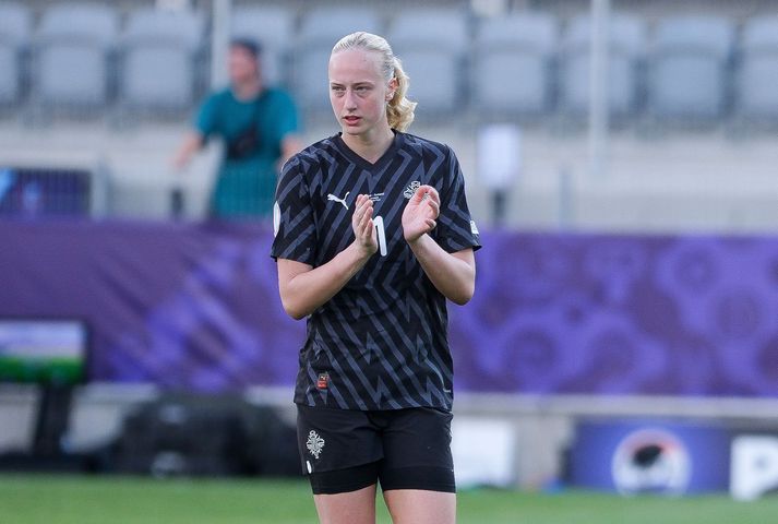 Cecilía Rán varði vel í leiknum, fyrir utan eitt skot.