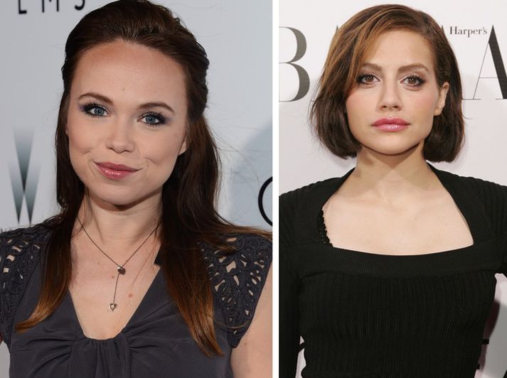 Amanda Fuller (t.v.) mun leika leikkonuna sem lést langt fyrir aldur fram Brittany Murphy (t.h.).