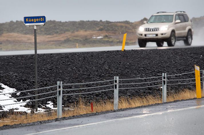 Eitthvað er um hálkubletti á Suðvesturlandi.
