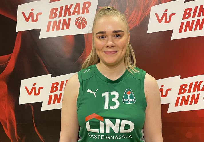 Þórdís Jóna Kristjánsdóttir og stöllur hennar í Breiðabliki verða á heimavelli á bikarhelginni.