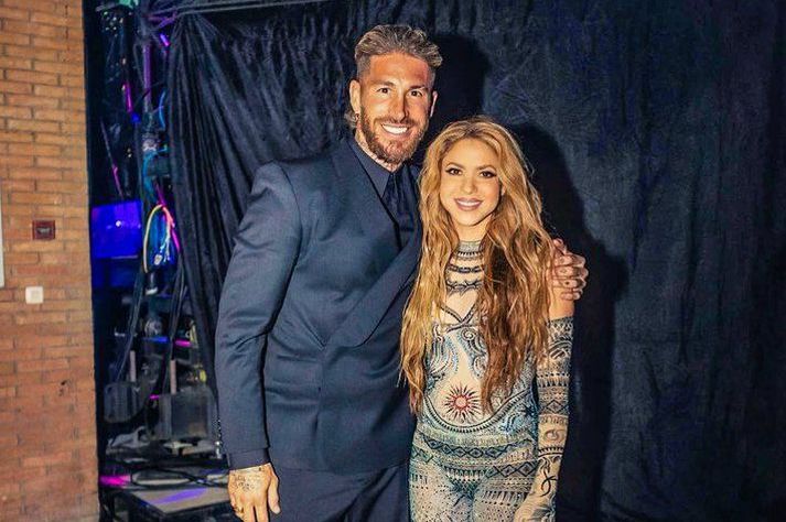 Ramos og Shakira.