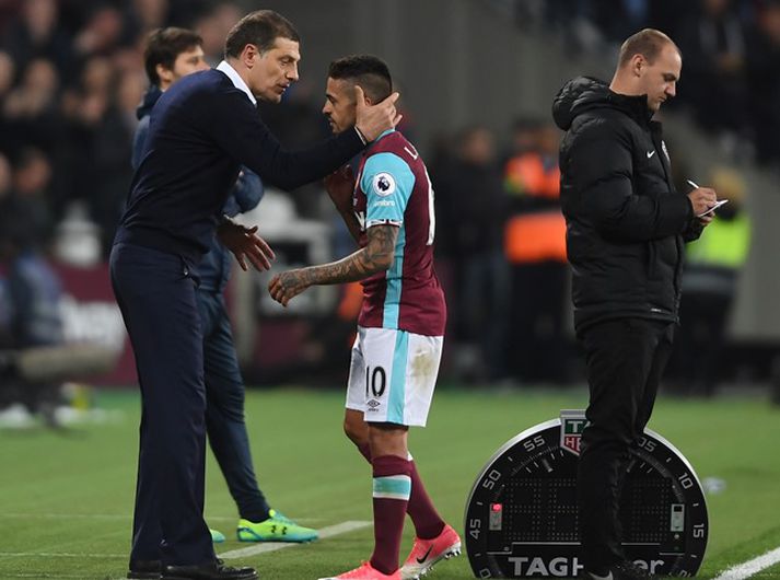 Slaven Bilic hefur miklar mætur á Manuel Lanzini.