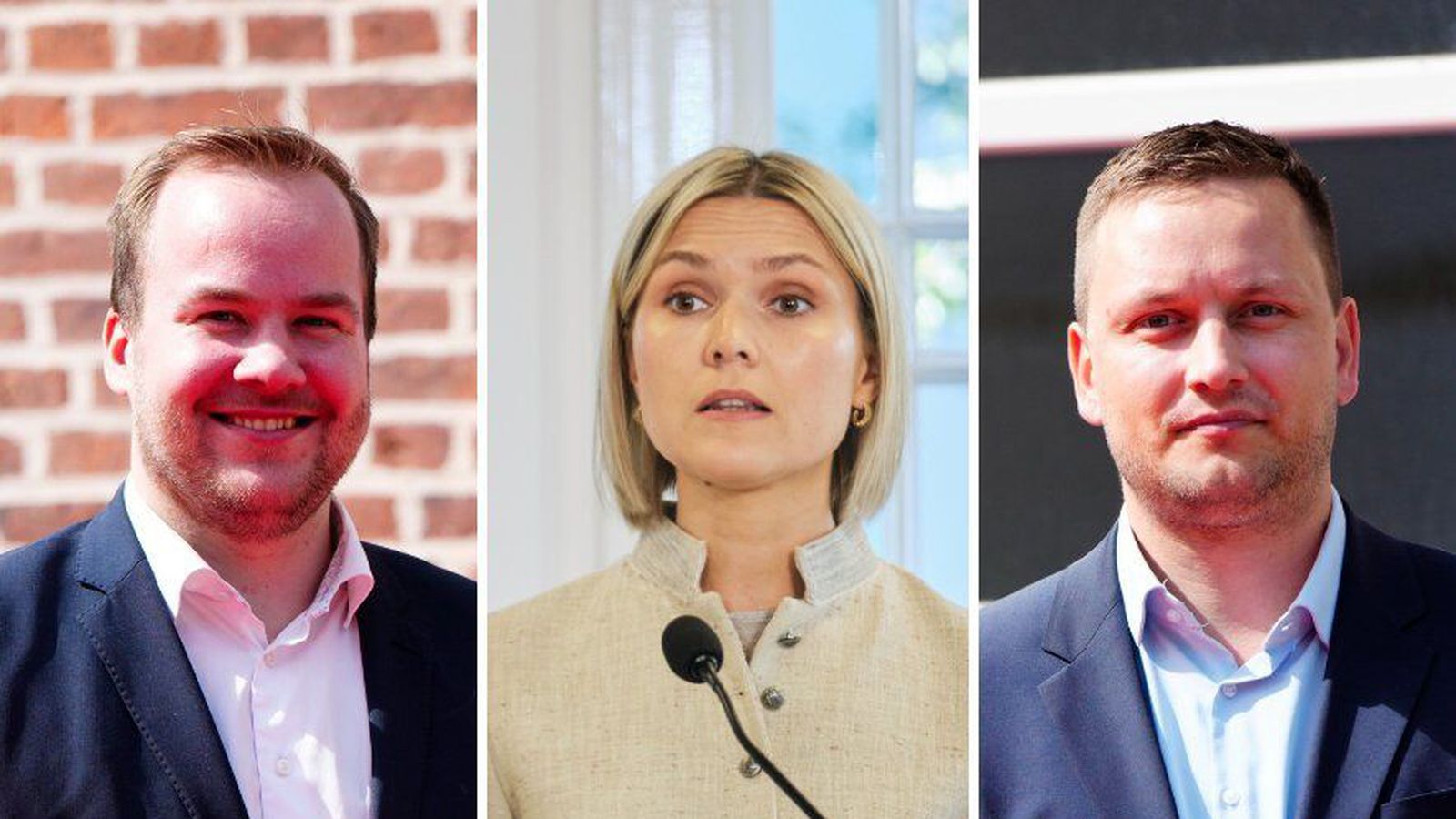 Bein út­sending: Blaða­manna­fundur Krist­rúnar, Beinis og Jens Frederik