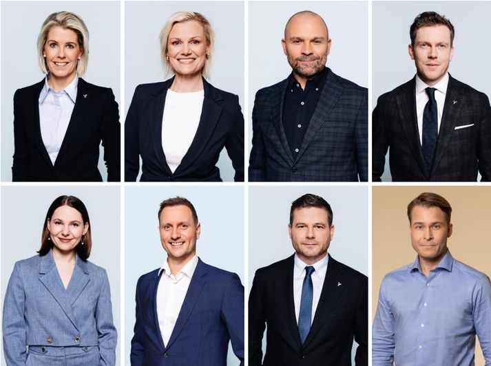 Hér má sjá formenn allra fagráða borgarinnar eftir fund dagsins.