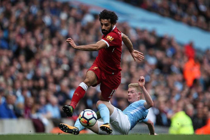 Kevin de Bruyne og Mohamed Salah.