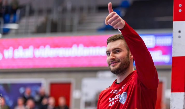 Ágúst Elí Björgvinsson er farinn frá Ribe-Esbjerg.