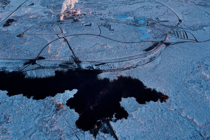 Land heldur áfram að rísa undir Svartsengi og líklegt að það dragi til tíðinda í vikunni. 