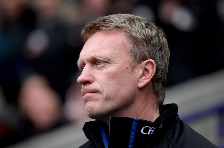 David Moyes á hliðarlínunni í gær.