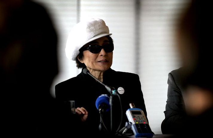 Yoko Ono, Kjarvalsstaðir, listaverk Sean Lennon Stefán Jón  Hafstein Alfreð Þorsteinsson