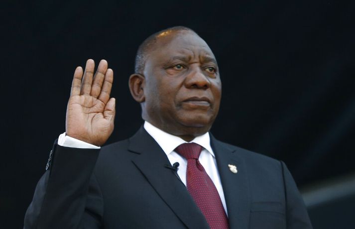 Cyril Ramaphosa tók við sem forseti Suður-Afríku á síðasta ári.