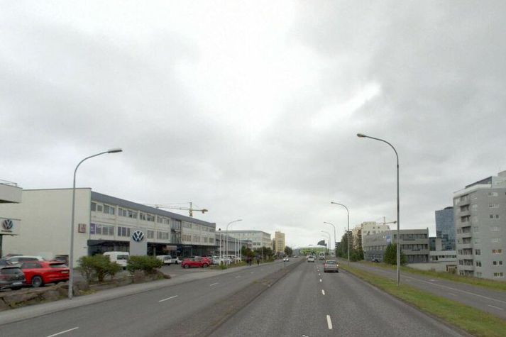Laugavegi verður lokað í báðar áttir frá Heklu að Nóatúni. Á þessari mynd er horft niður Laugaveginn frá Heklu í átt að Nóatúni.