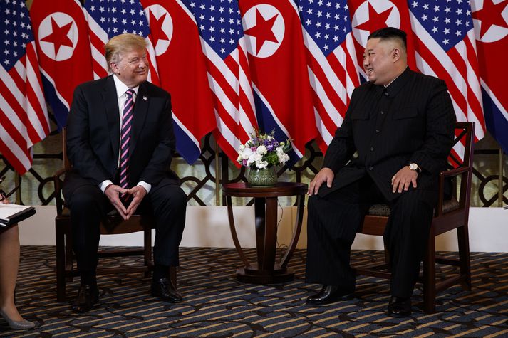 Trump og Kim í Hanoi.