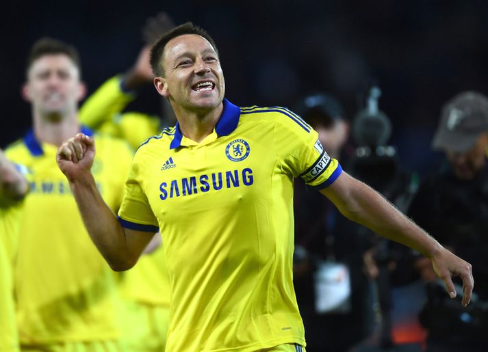 John Terry er á góðri leið með að verða Englandsmeistari með Chelsea í fyrsta sinn síðan 2010.